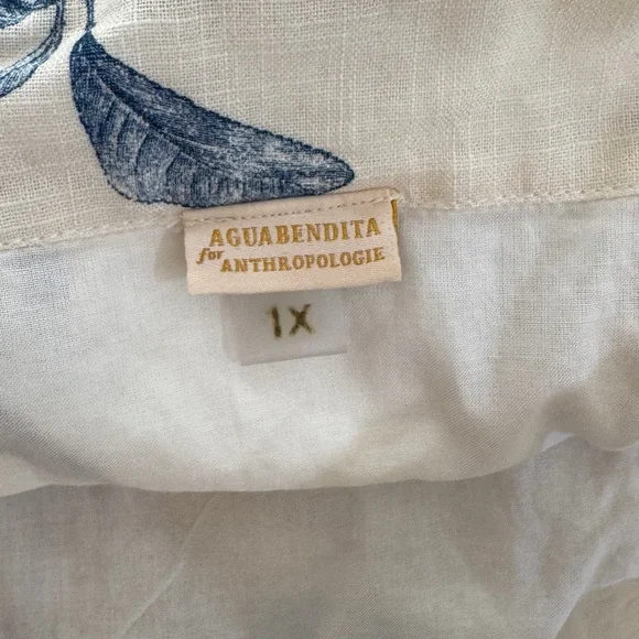 EUC Agua Bendita x Anthropologie Toile print maxi dress - Picture 11 of 14